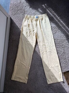 Light Cream Women's Pajama Pants - Soft Relaxed Fit